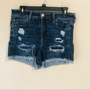 American Eagle Distressed Jean Shorts